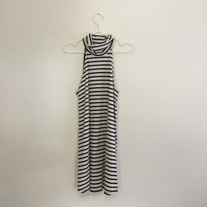 Nixon Asked Cash striped turtle neck tank dress